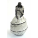 Sculpture de femme en céramique raku - F3