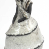 Sculpture de femme en céramique raku - F3