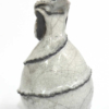Sculpture de femme en céramique raku - F3