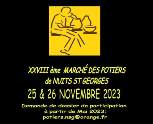 Marché des Potiers - Nuits St Georges 25 et 26 novembre 2023